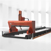 Laserski rezalni stroj s H žarkom